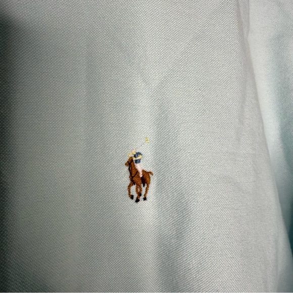 Ralph Lauren Women’s Button-Up Shirt Light Blue | Size 14 - Picture 2 of 5